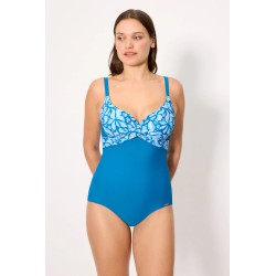 Bañador reductor con compresión en abdomen de Ysabel Mora. Parte superior con aro y con relleno. Tirantes regulables. Perfecto p